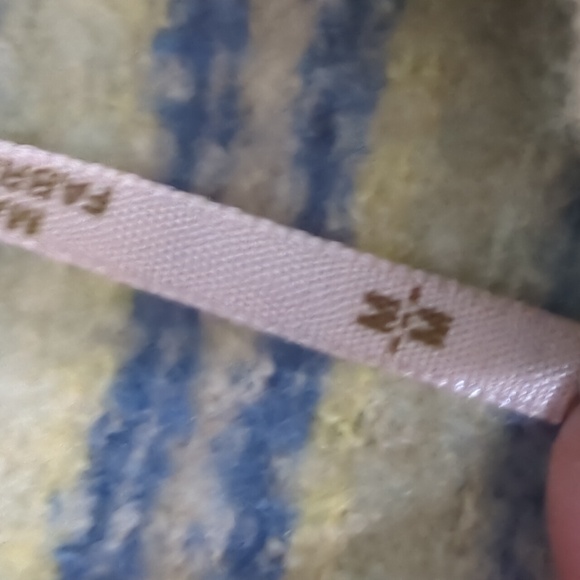 Free People Blue and Cream Plaid Wool Top - Picture 4 of 8